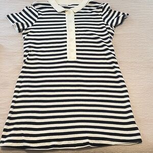 Universal Thread Navy and Cream Striped Mini Dress